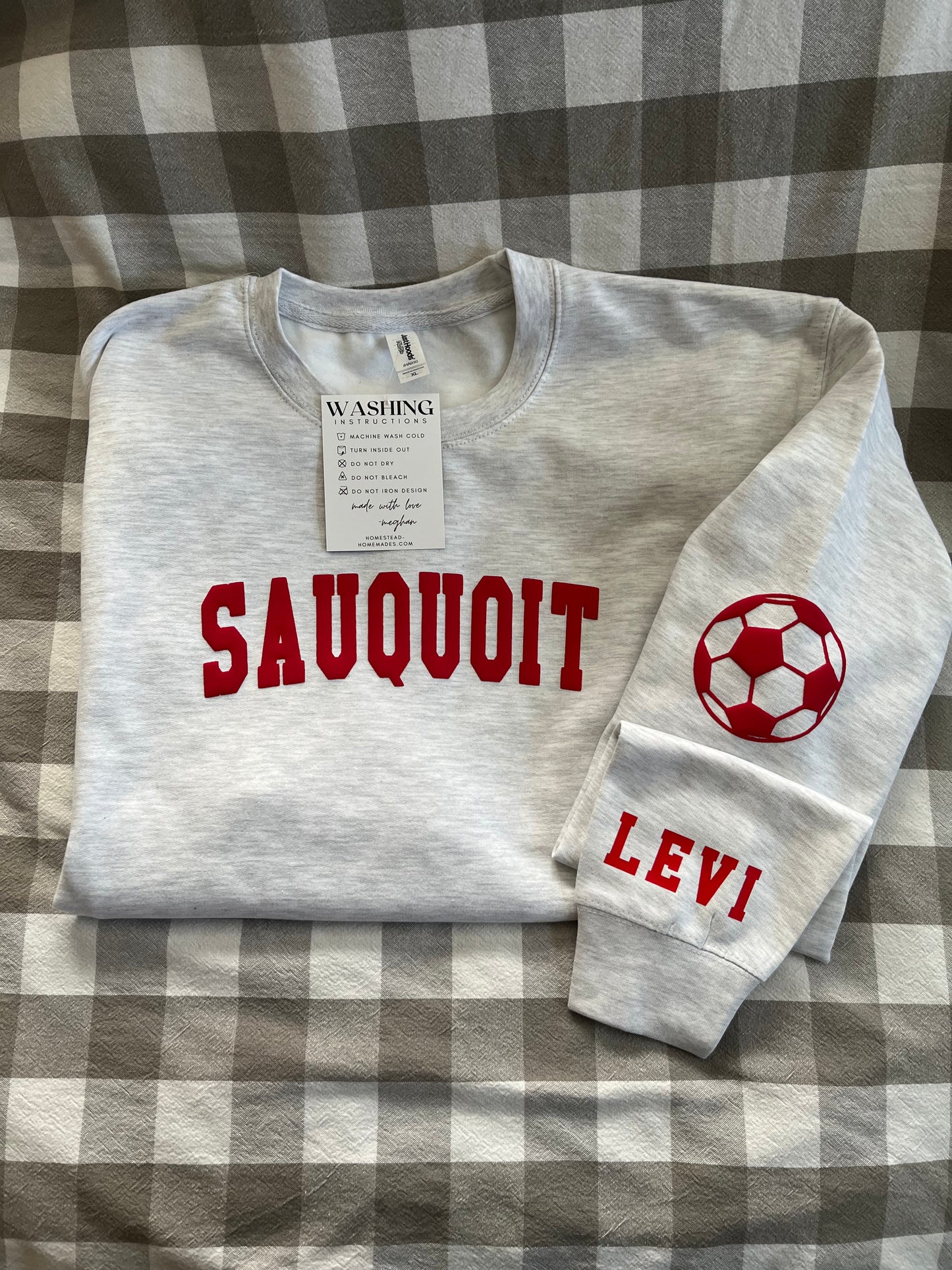 School spirit crewneck - ash