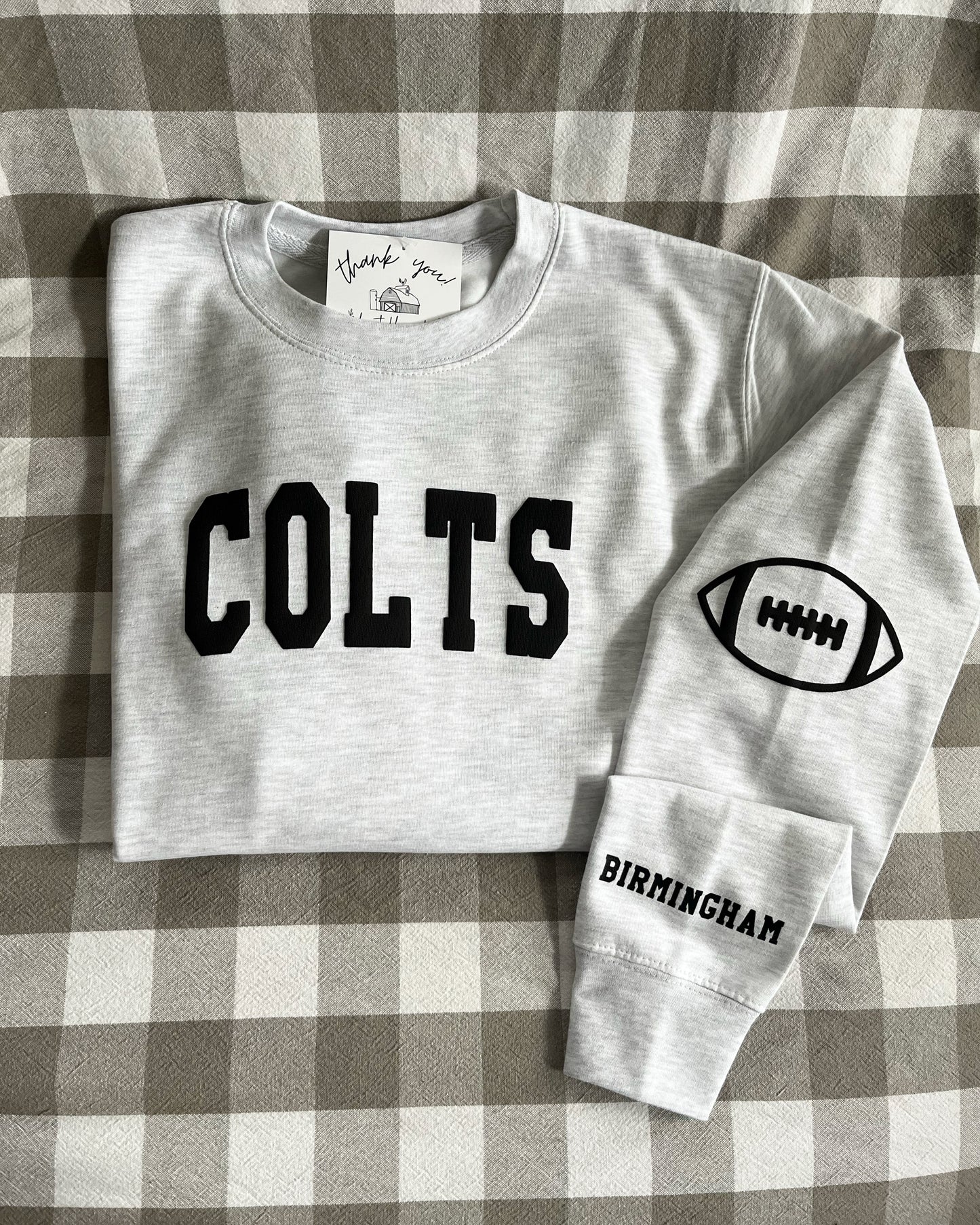School spirit crewneck - ash