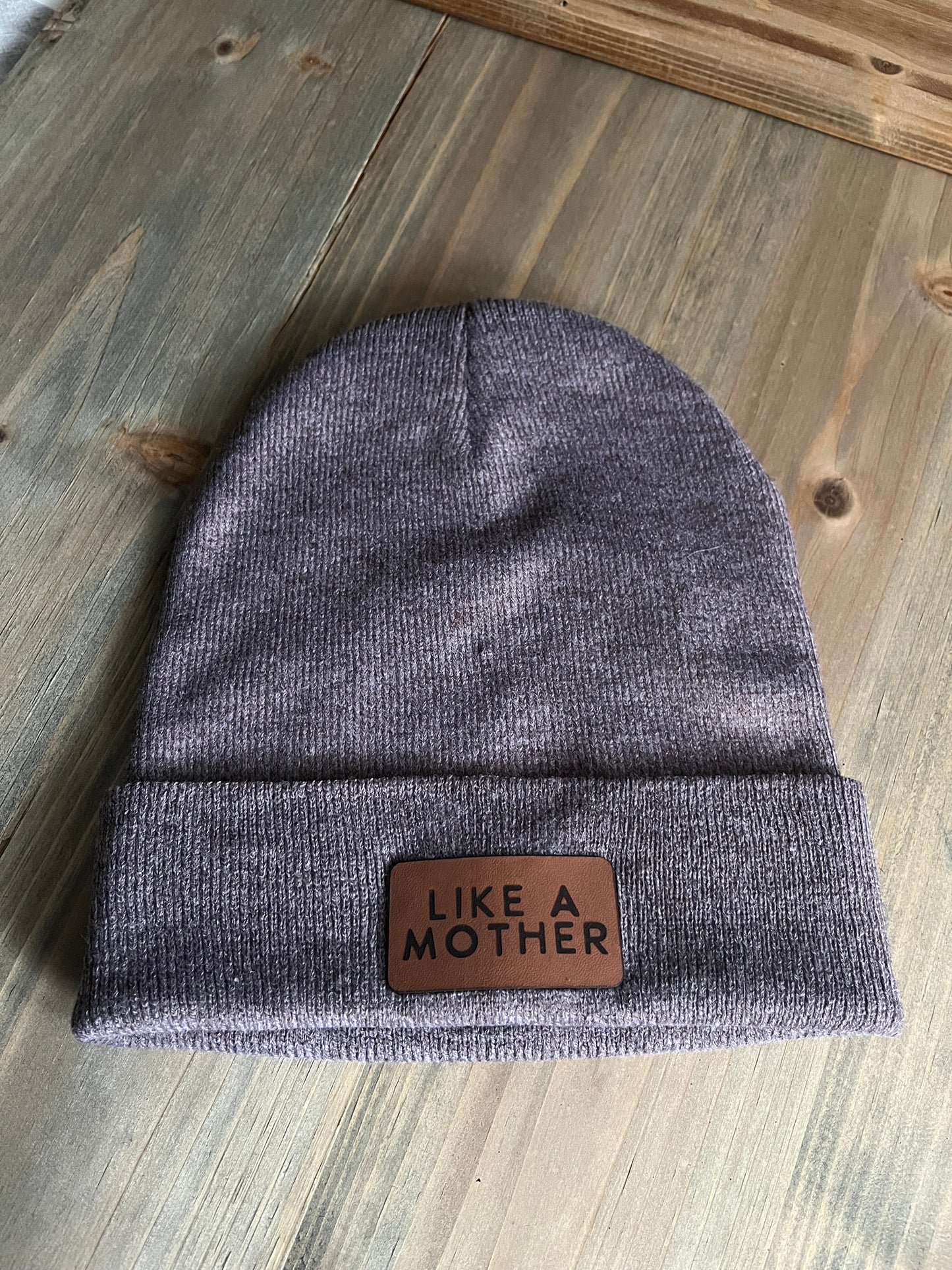 LIKE A MOTHER HEATHER BROWN WINTER BEANIE