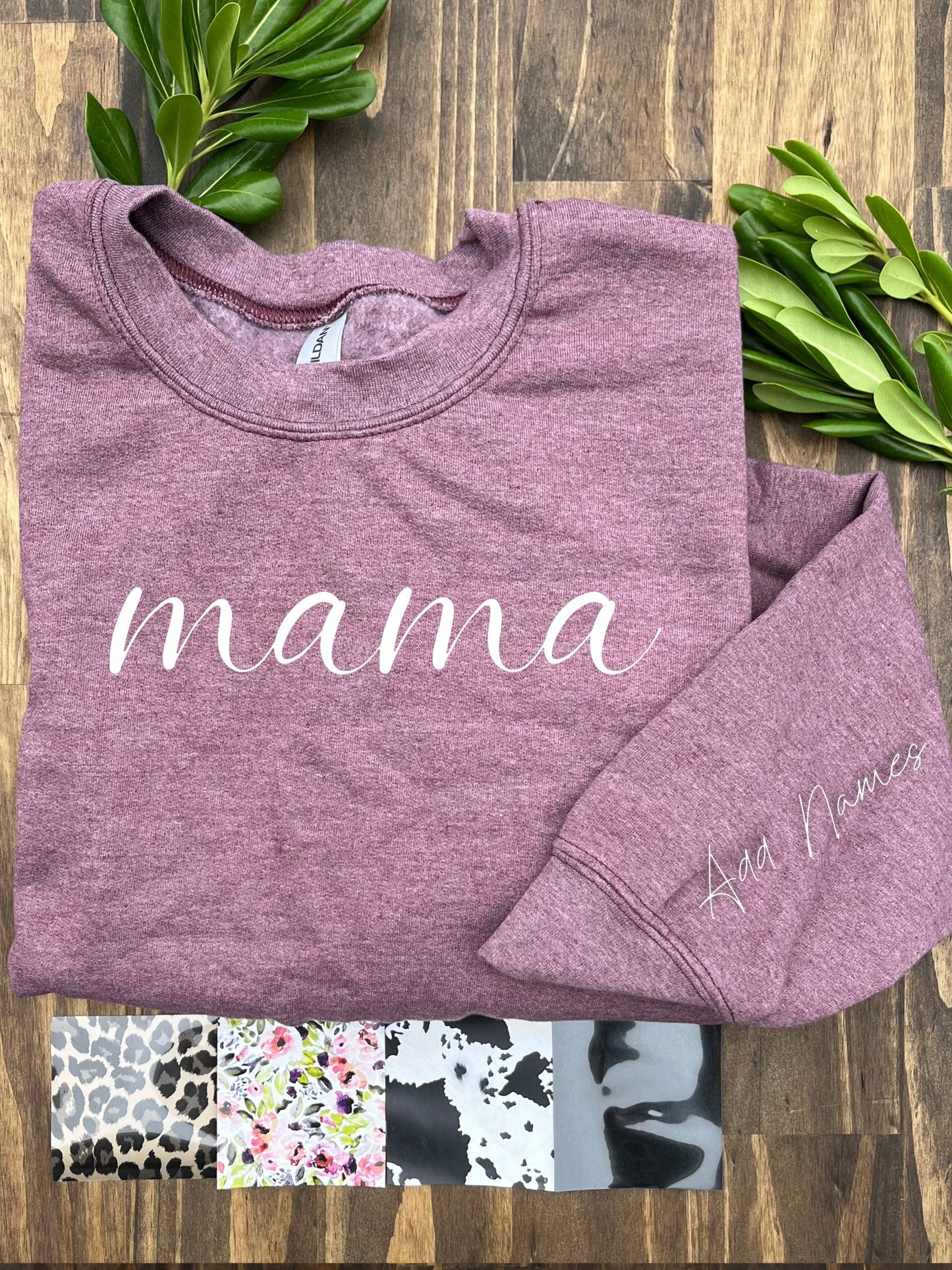 crewneck - heather maroon