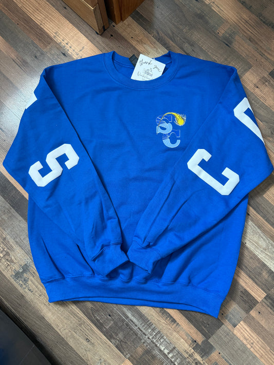 BIG BACK CREWNECK - SANDY CREEK COMETS