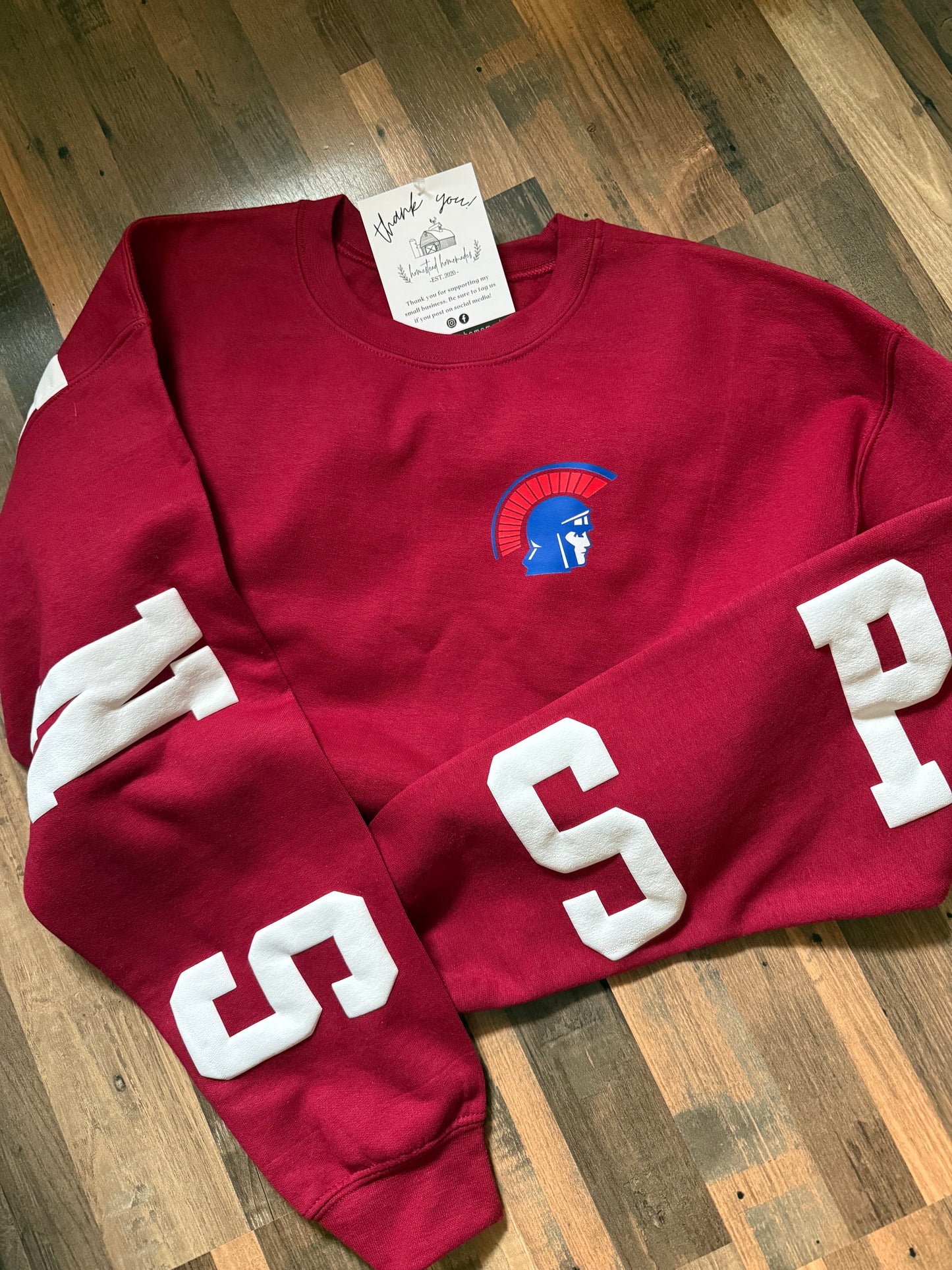 BIG BACK CREWNECK - NEW HARTFORD SPARTANS