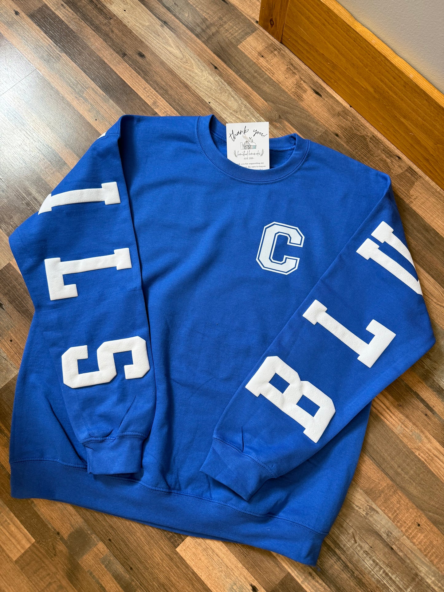 BIG BACK CREWNECK - CAMDEN BLUE DEVILS