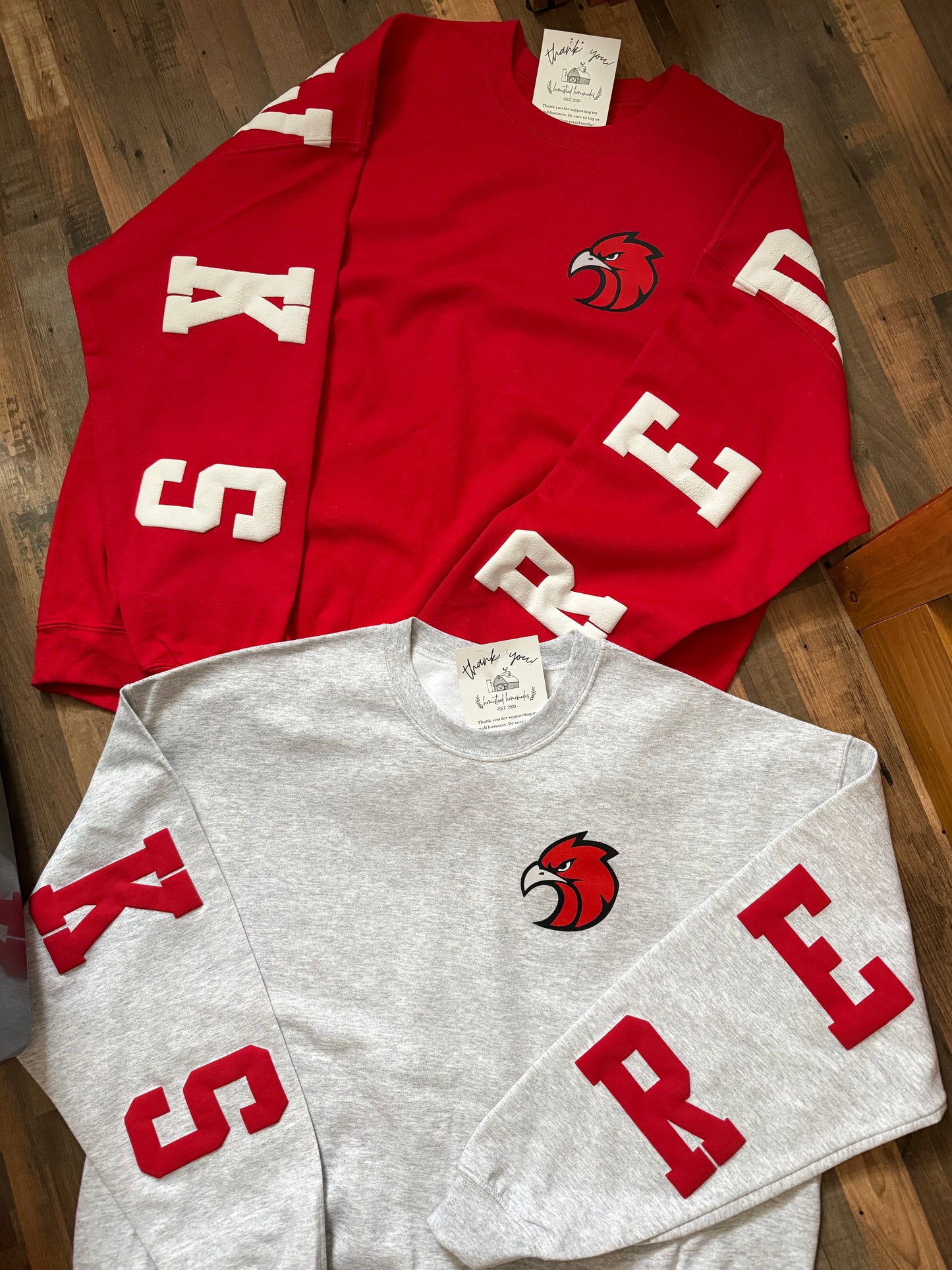 BIG BACK CREWNECK - SAUQUOIT RED HAWKS