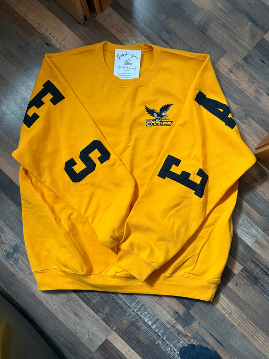BIG BACK CREWNECK - VALLEY EAGLES HOCKEY