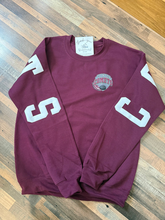BIG BACK CREWNECK - CLINTON COMETS