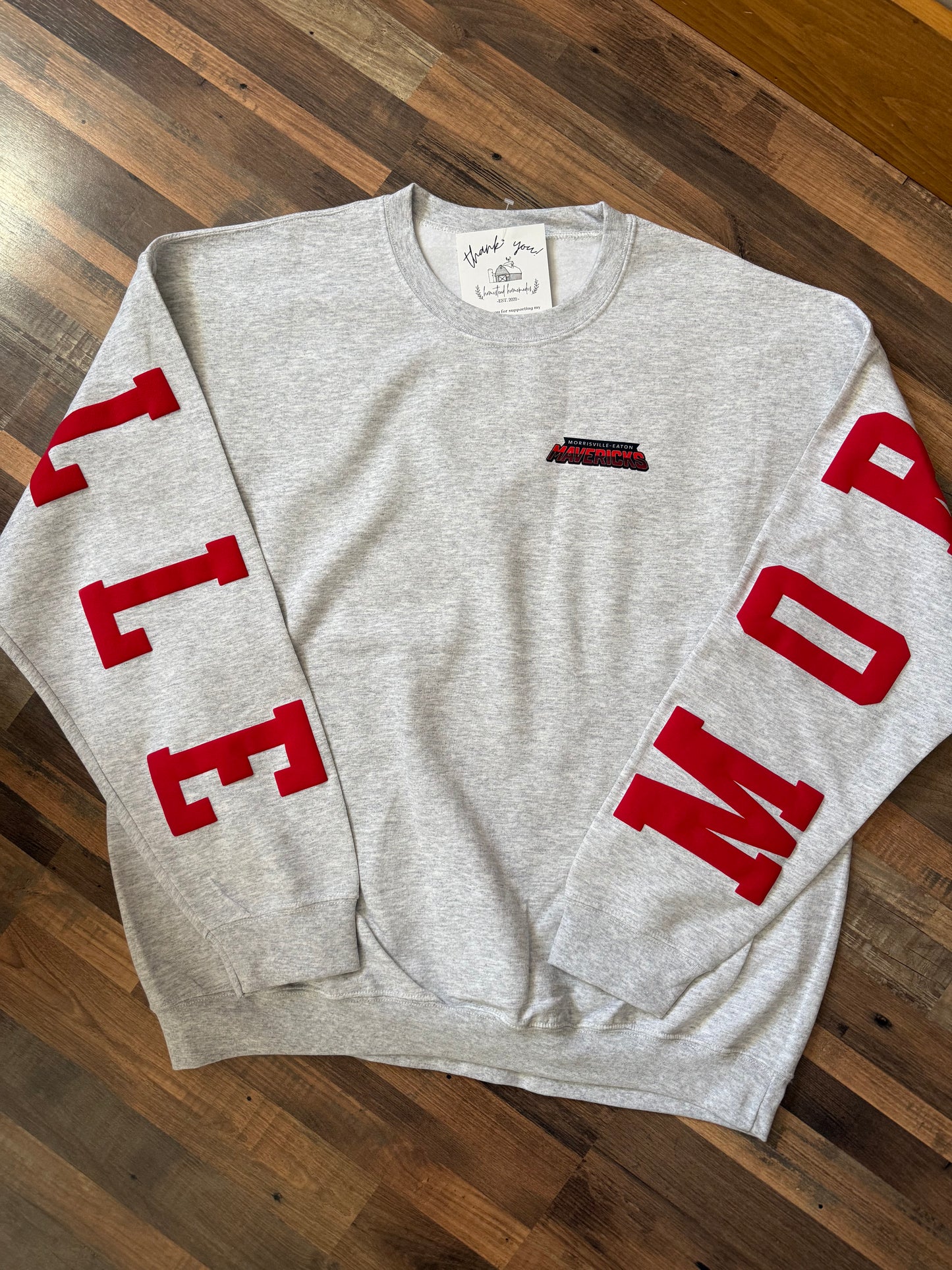 BIG BACK CREWNECK - MORRISVILLE MAVERICKS