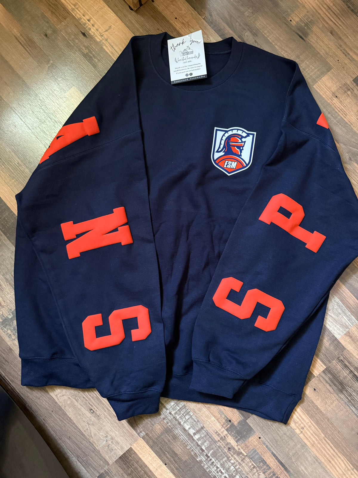 BIG BACK CREWNECK ESM SPARTANS