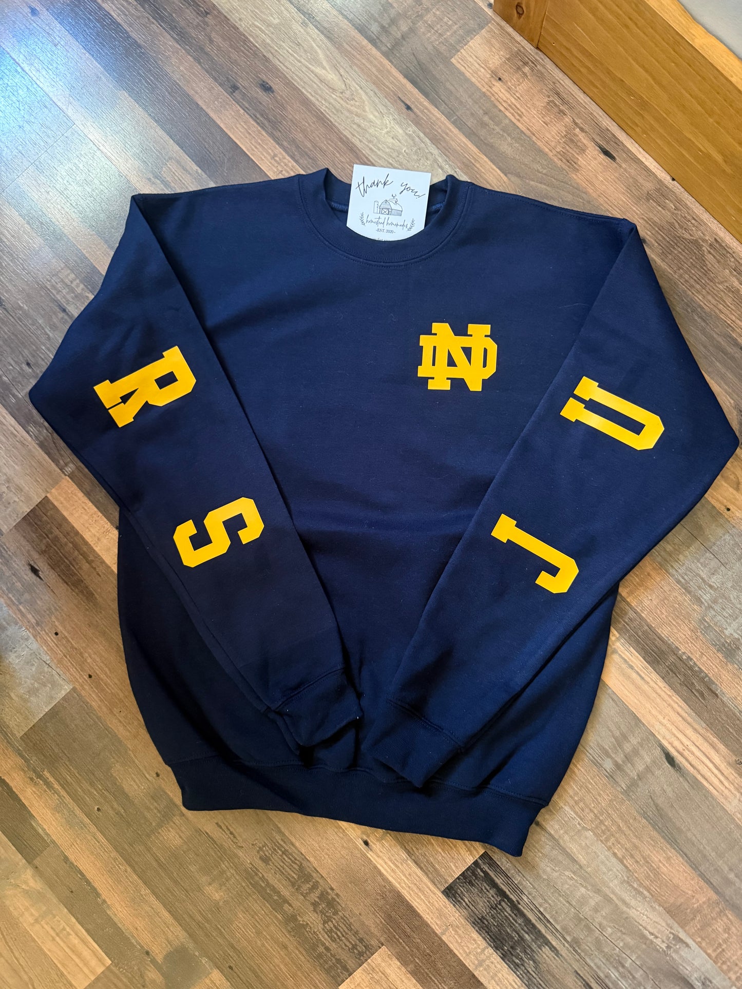 BIG BACK CREWNECK - NOTRE DAME