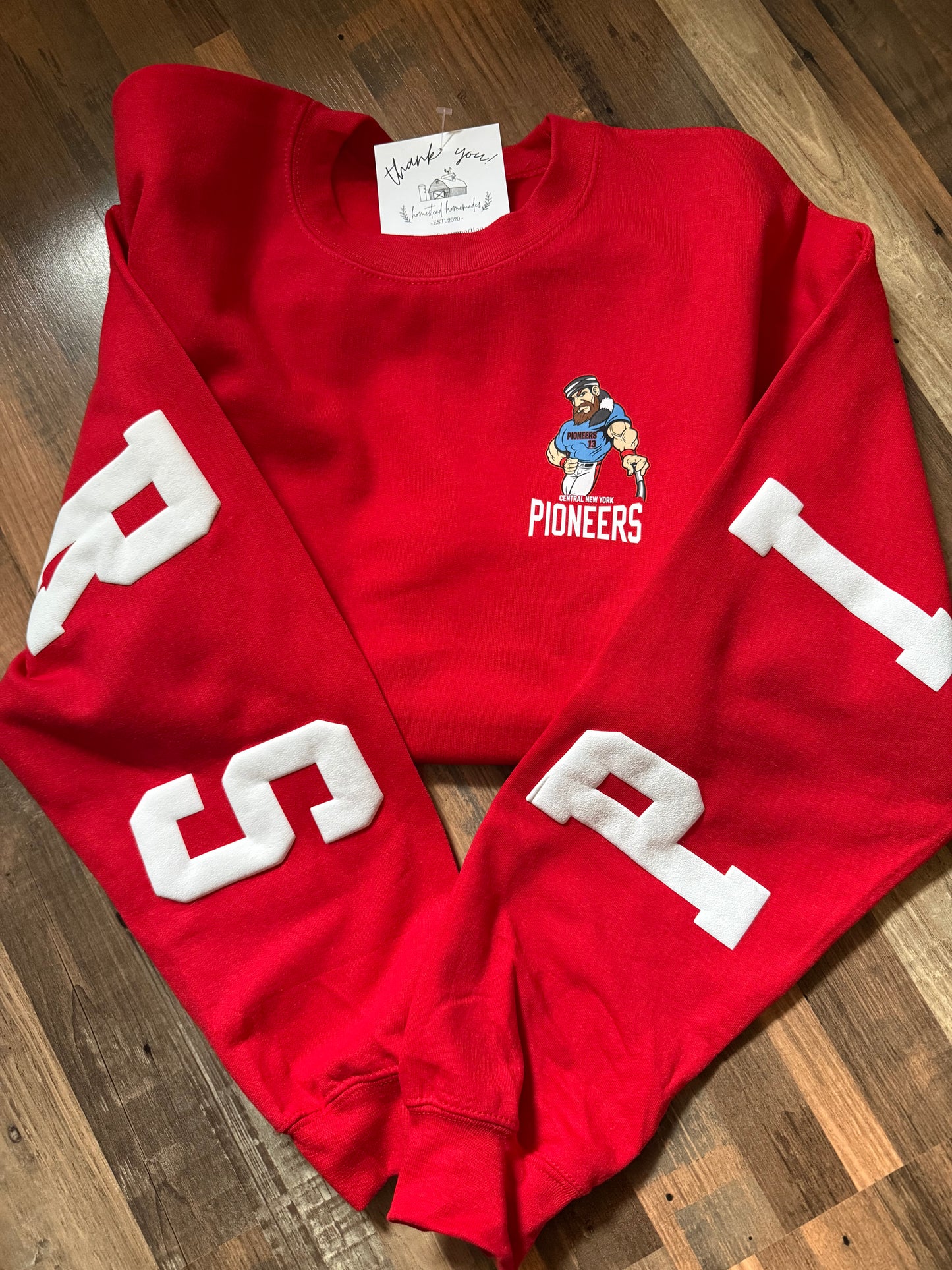 BIG BACK CREWNECK - CNY PIONEERS BASEBALL