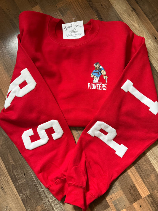 BIG BACK CREWNECK - CNY PIONEERS BASEBALL