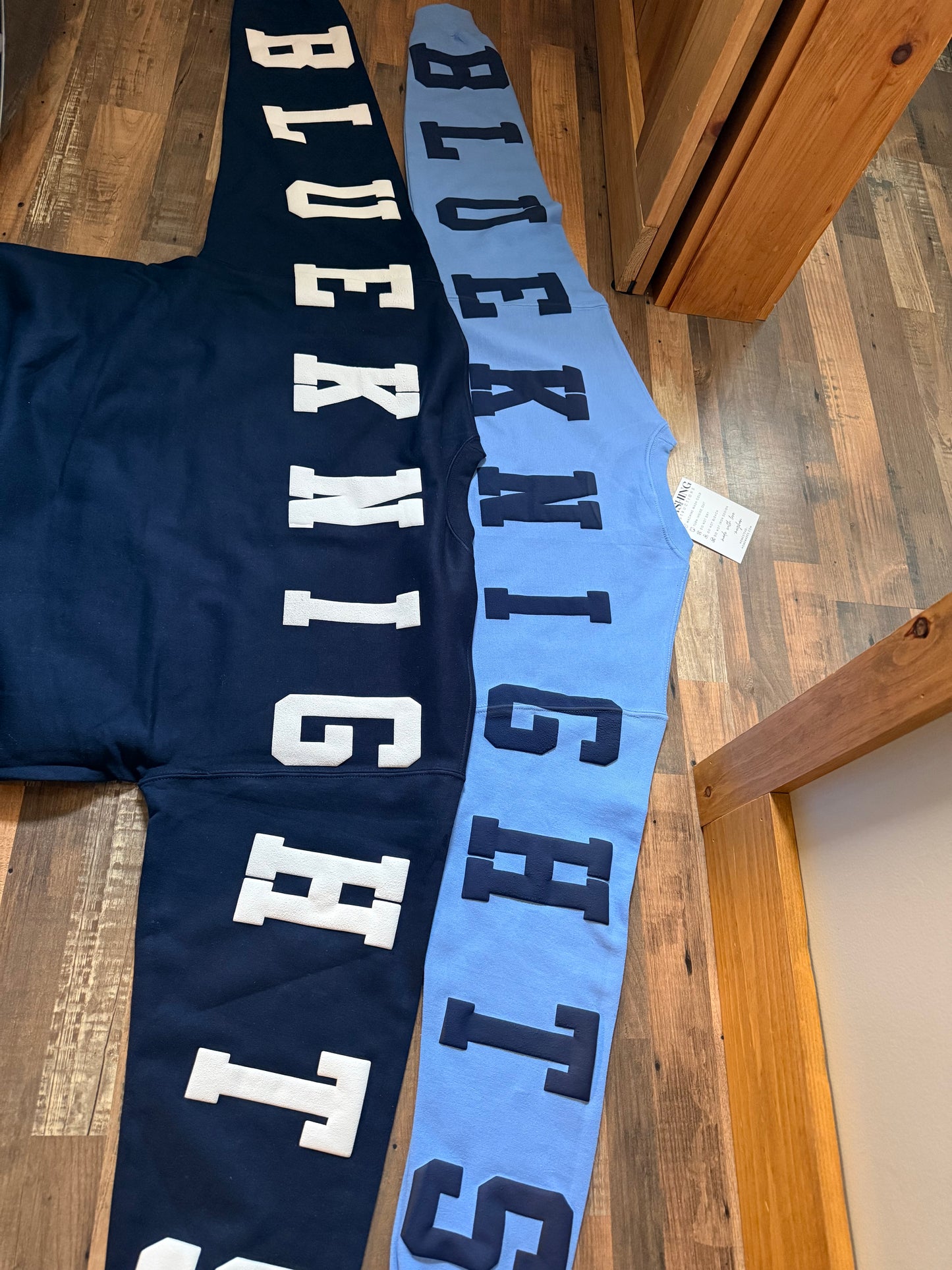BIG BACK CREWNECK - SARATOGA BLUE KNIGHTS