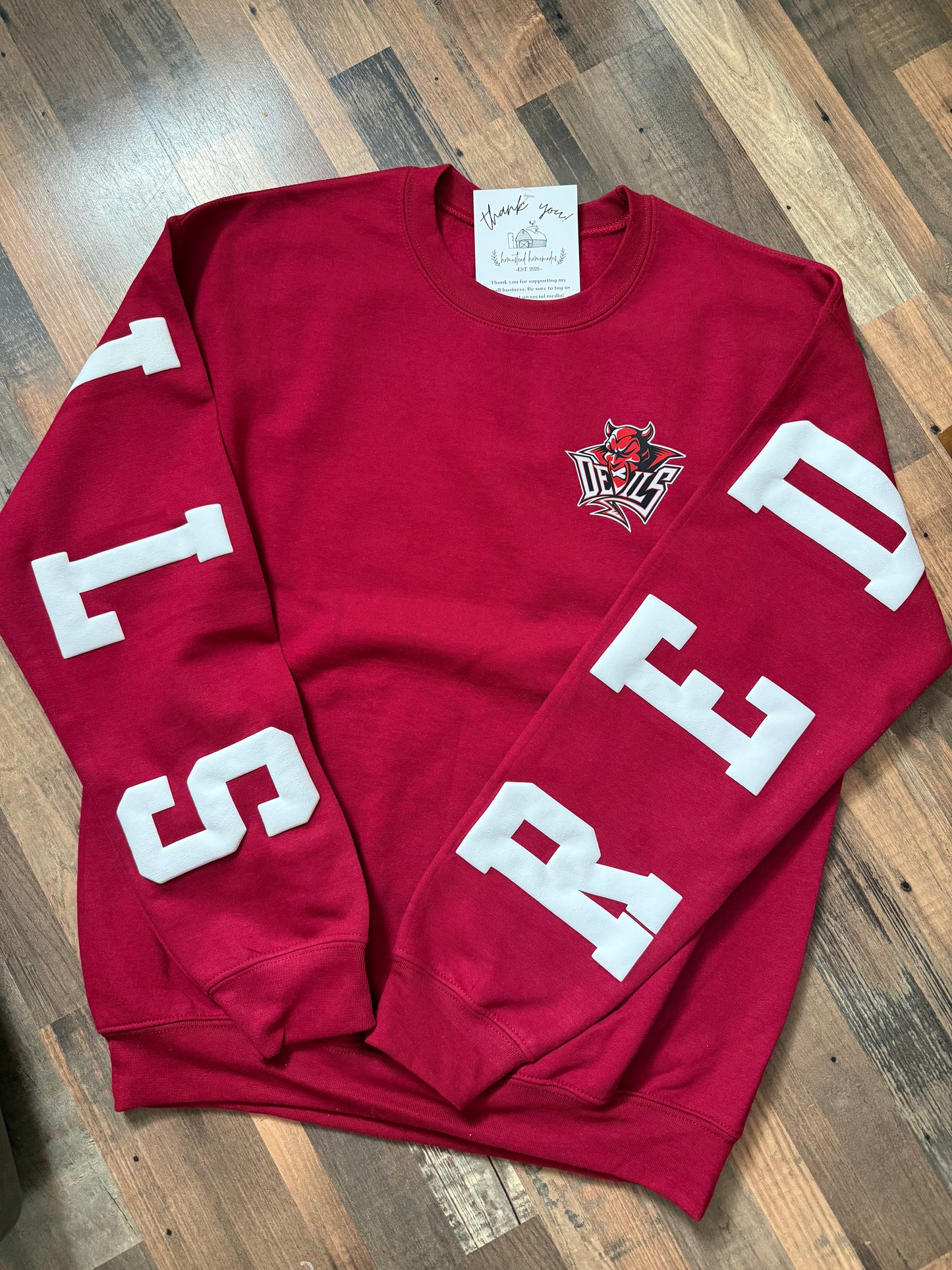 BIG BACK CREWNECK - VVS RED DEVILS