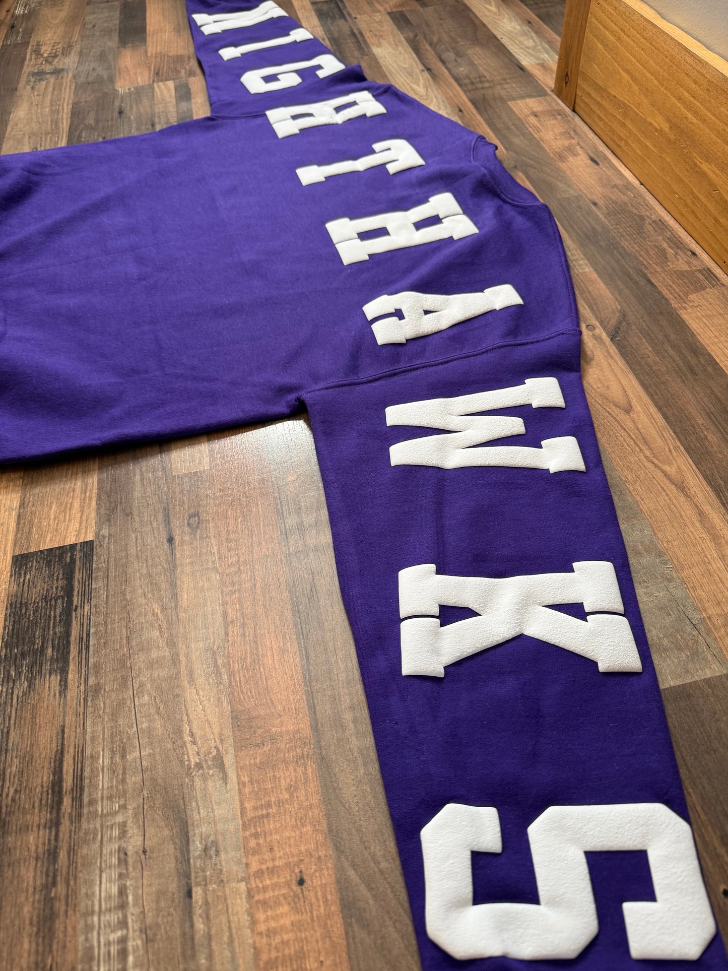 BIG BACK CREWNECK - WEST CANADA NIGHT HAWKS